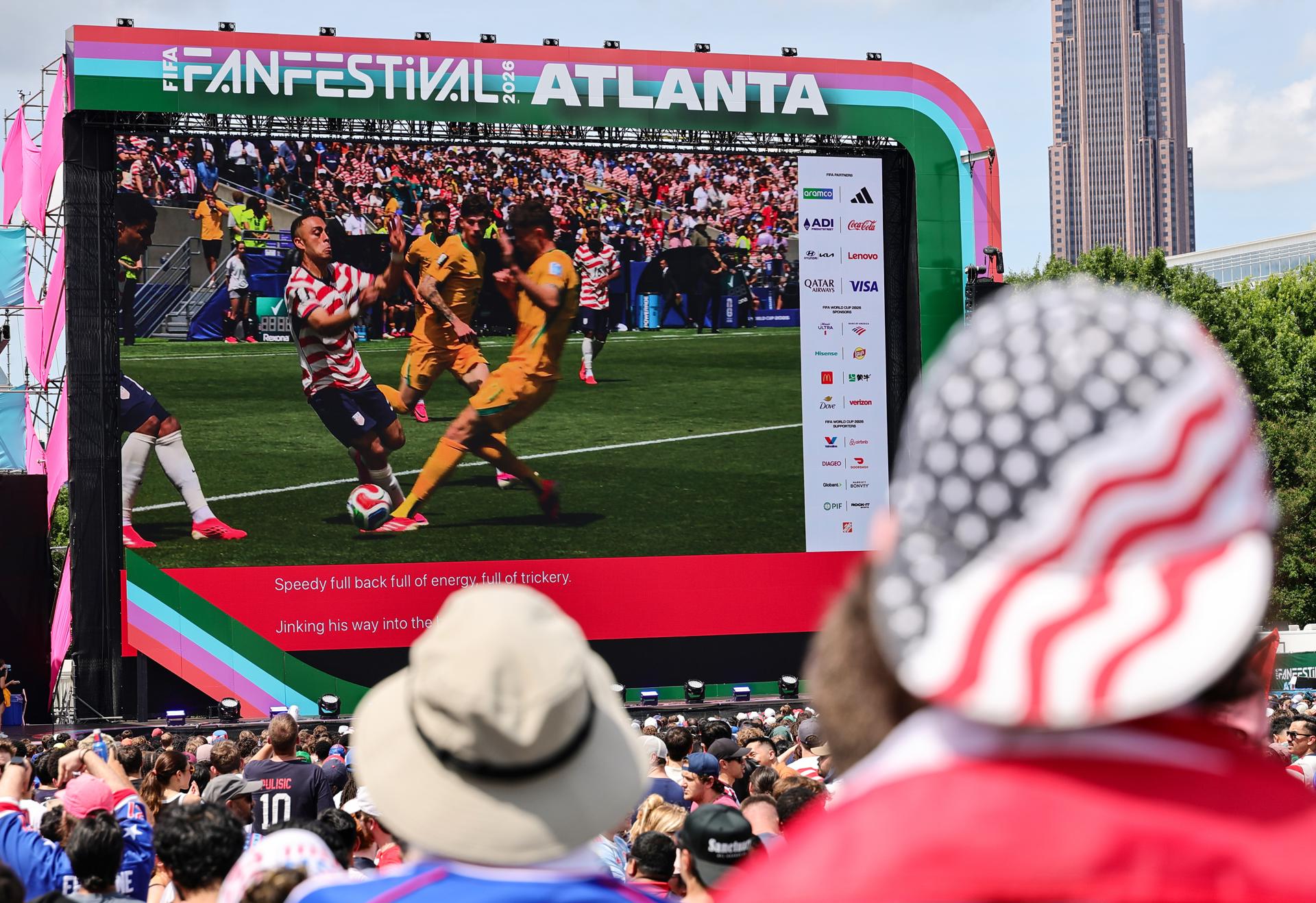 Así se vive el Fan Festival en Atlanta, EU