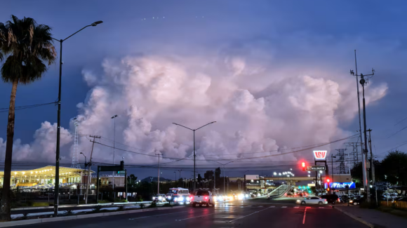 Persisten lluvias y fuertes vientos en Sonora: Así será el CLIMA durante la NOCHE de este 25 de junio