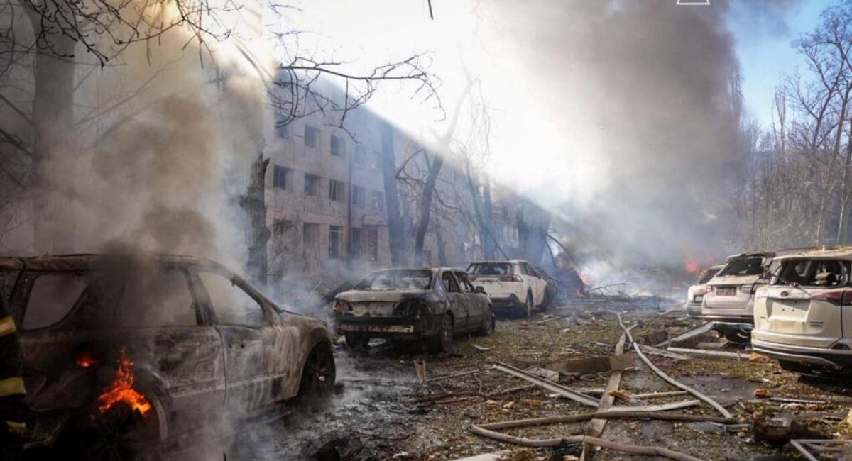 Bombardeo ruso con misiles y drones