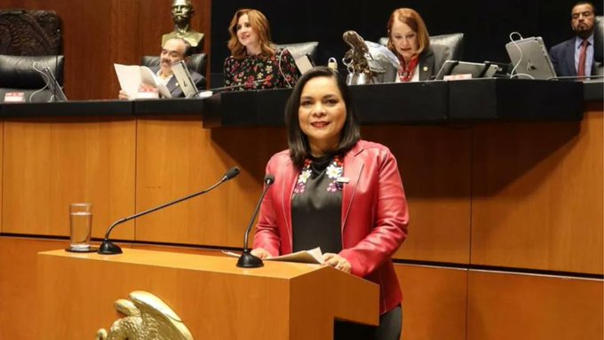 Beatriz Mojica pide licencia al Senado para aspirar nuevamente a candidatura en Guerrero.