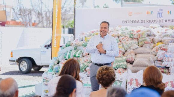 ‘Toño’ Astiazarán celebra histórica donación de alimentos en Fiestas del Pitic y hace entrega a asociaciones