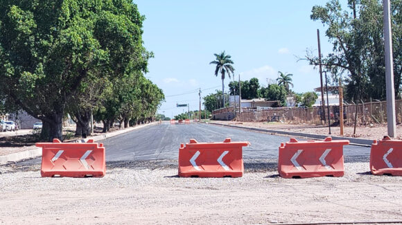 Avanza 88% rehabilitación del boulevard Circunvalación del Parque Industrial de Obregón