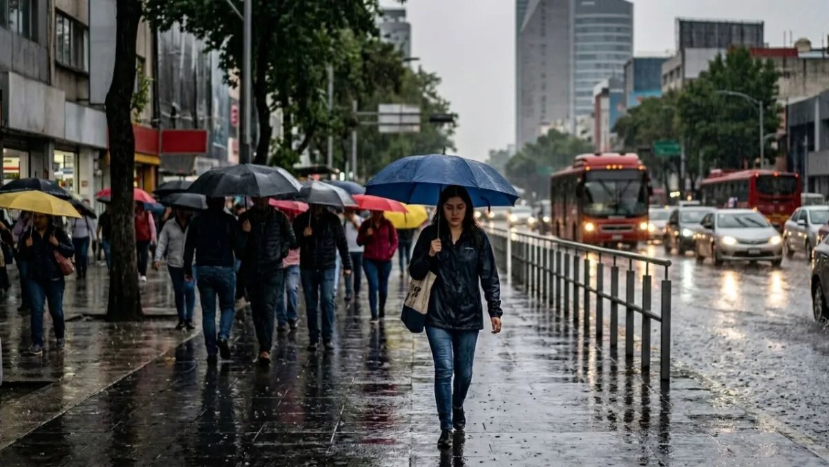 Activan Alerta Amarilla por fuertes lluvias en Ciudad de México este lunes 8 de junio.