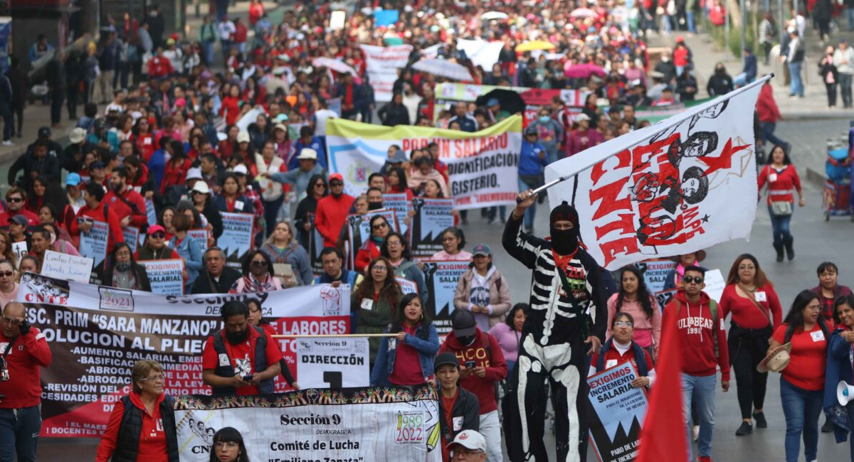 CNTE crea bloqueos en el Valle de México