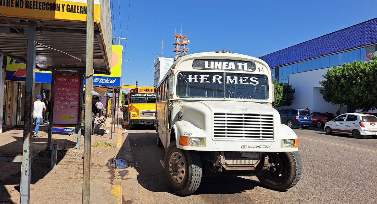 Analizan rutas de transporte público en Ciudad Obregón ante baja ocupación de algunas unidades