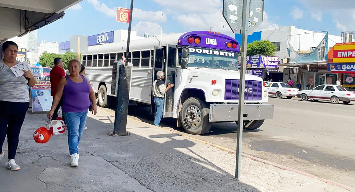 Analizan rutas de transporte público en Ciudad Obregón ante baja ocupación de algunas unidades