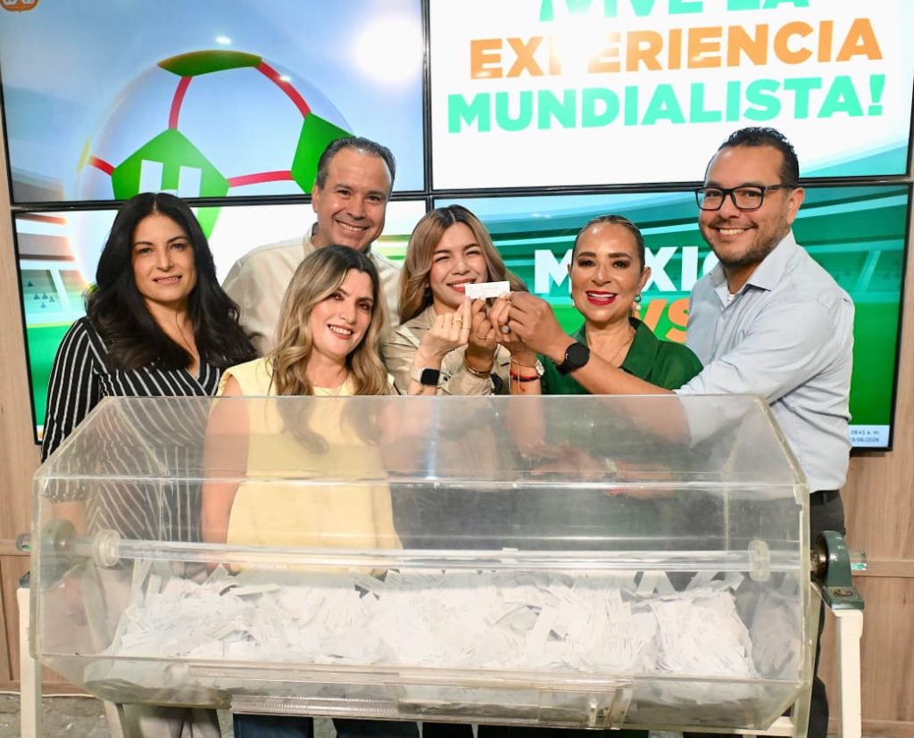 Carolina ganó el sorteo de Hermosillo para viajar a CDMX y vivir el mundial