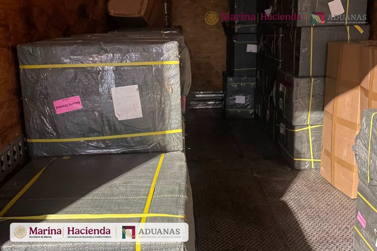Aseguran más de un millón de cigarrillos apócrifos en el AICM.