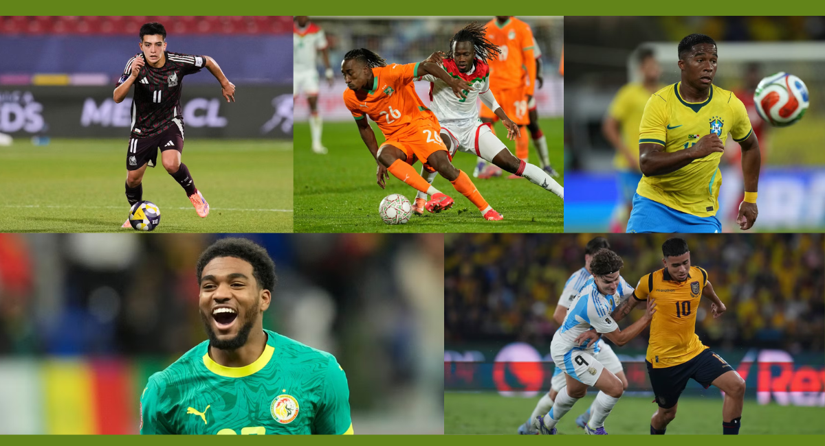 Cinco jóvenes promesas que podrían brillar en la Copa del Mundo de 2026