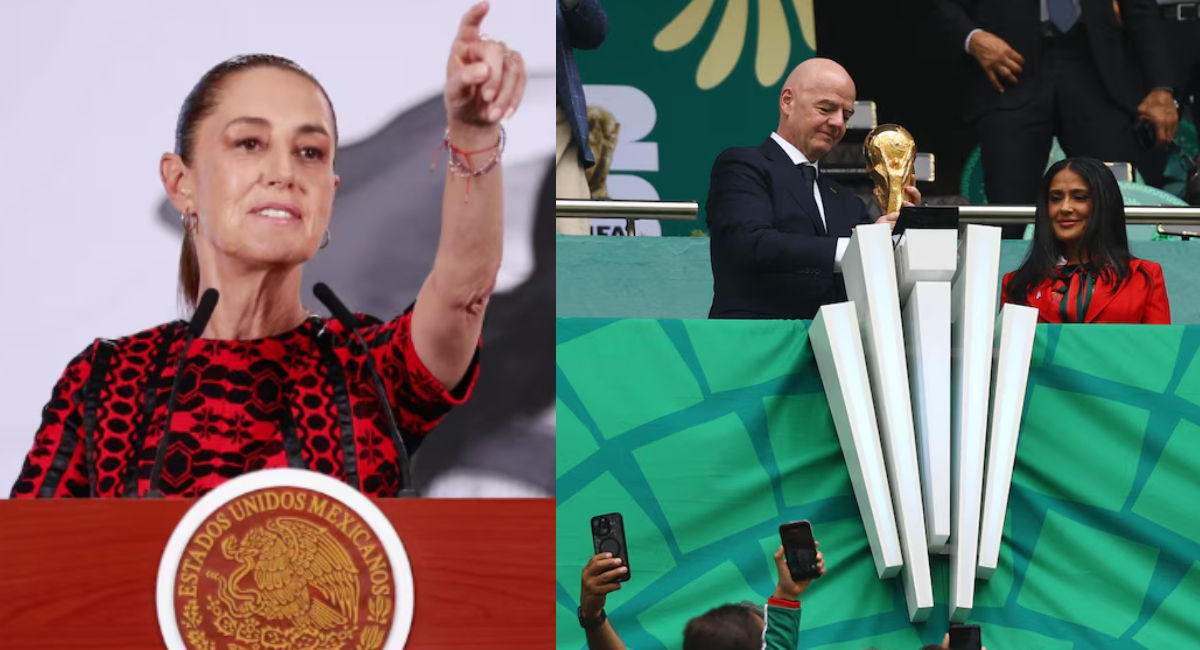 Claudia Sheinbaum habla sobre polémica de Salma Hayek y Yolette en la Inauguración del Mundial 2026