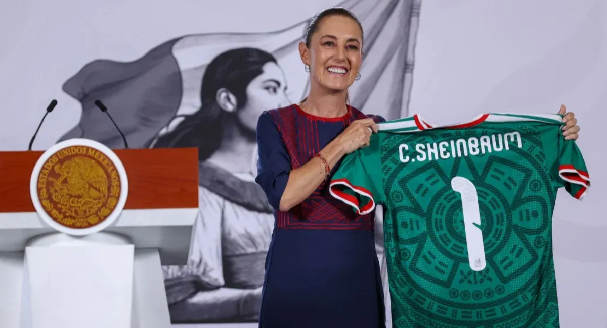 Claudia Sheinbaum se une a la fiebre del Mundial 2026 y le desea éxito a la Selección Mexicana
