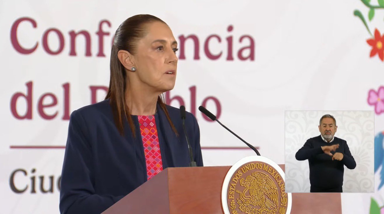 Claudia Sheinbaum pide vigilancia en conteo de votos en elección de Colombia.