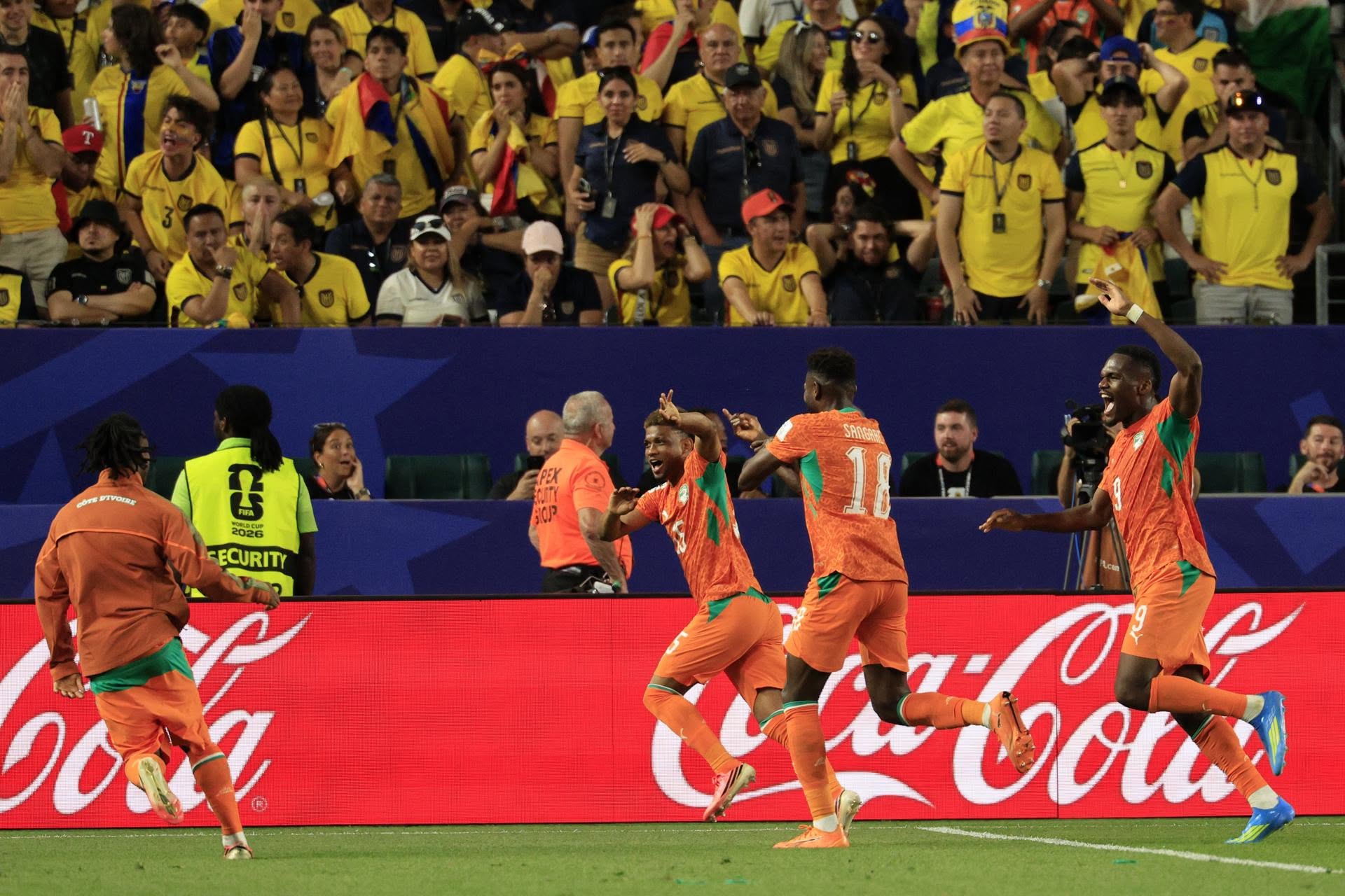 Costa de Marfil vence a Ecuador con gol en el minuto 90 en su debut en el Mundial 2026.