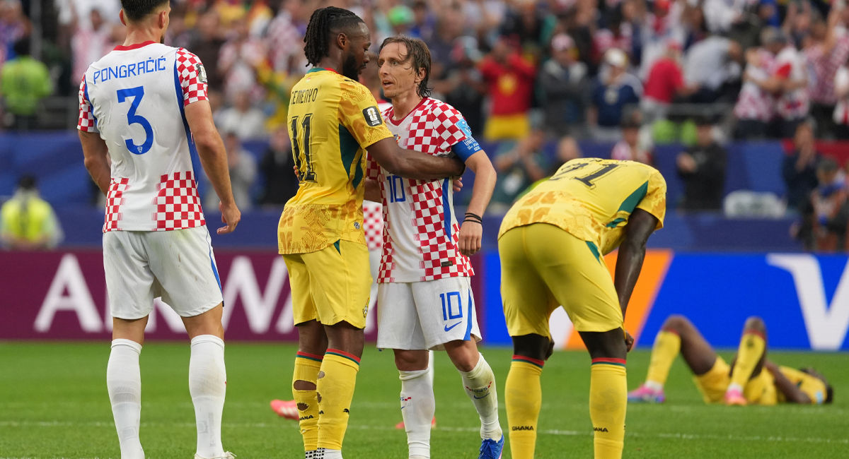 Croacia venció a Ghana, resultado que permite la clasificación de ambos a los dieciseisavos del Mundial 2026