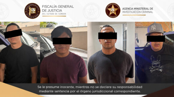 Capturados con armas de fuego en Hermosillo; ahora enfrentan acusación por intento de asesinato