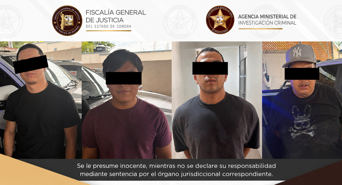 Capturados con armas de fuego en Hermosillo; ahora enfrentan acusación por intento de asesinato