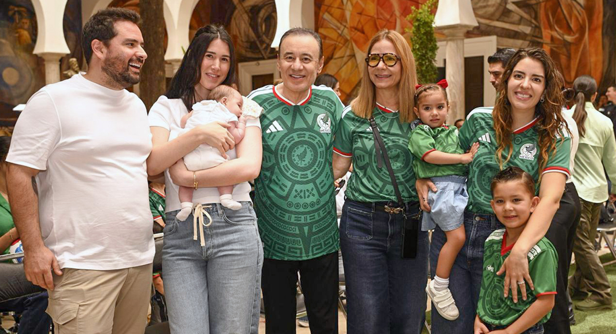 El gobernador Alfonso Durazo Montaño vivió junto a su familia, niñas, niños y jóvenes