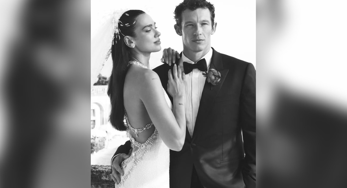 Dua Lipa comparte fotos de su boda con Callum Turner