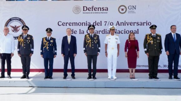 Gobernador Alfonso Durazo destaca resultados de la Guardia Nacional en su séptimo aniversario