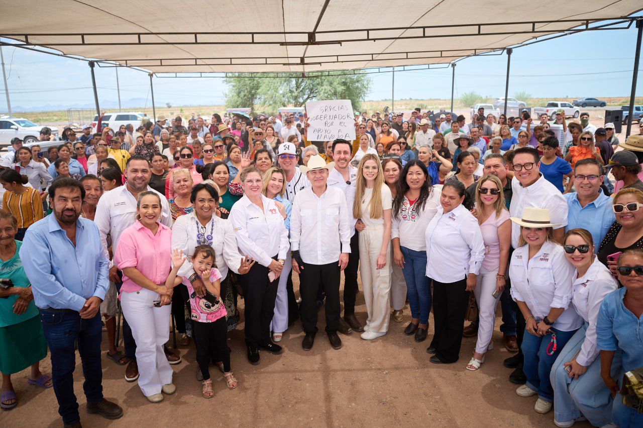 Durazo supervisa Viviendas para el Bienestar en Navojoa; prevé entregar 20 mil hogares antes de concluir su gobierno