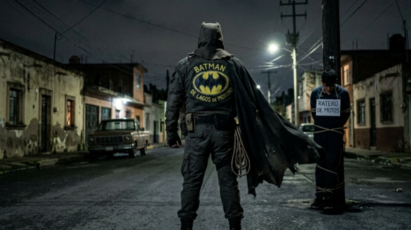 El caballero de la noche: Investigan al ‘Batman de Lagos’, justiciero que amarra a presuntos delincuentes