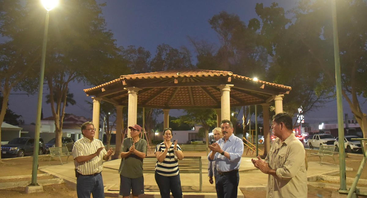 Lamarque impulsa mejoras de alumbrado en parques y espacios recreativos