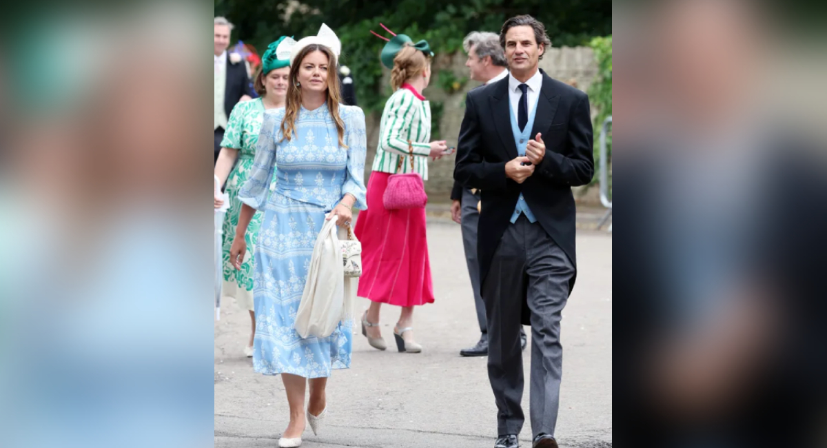 Exnovio de Kate Middleton y su esposa en boda de Peter Phillips, primo de Príncipe William