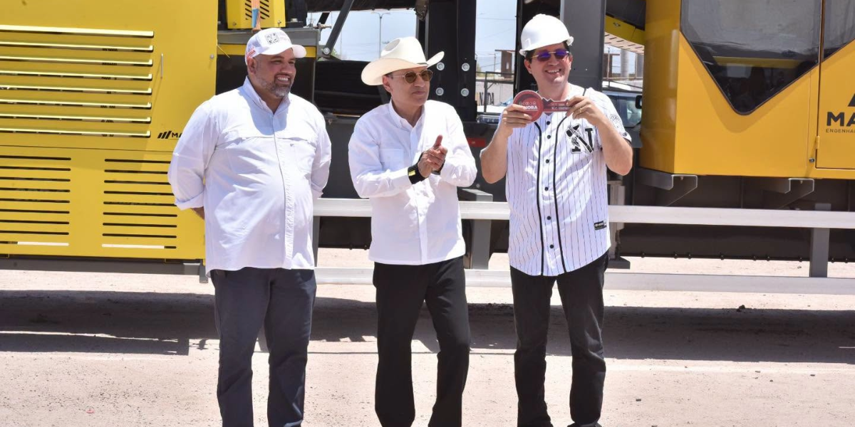 Reforzarán fábrica de asfalto en Navojoa, anuncian la compra de maquinaria pesada