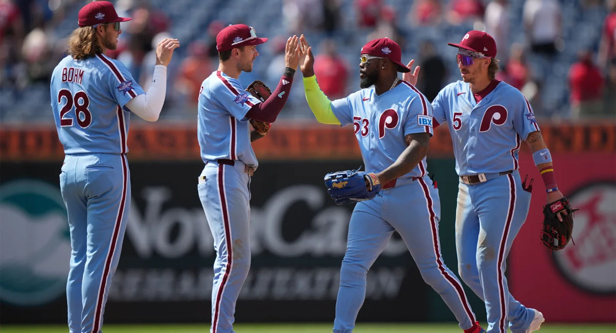 Los Phillies le ganaron los seis encuentros de la temporada a los Padres