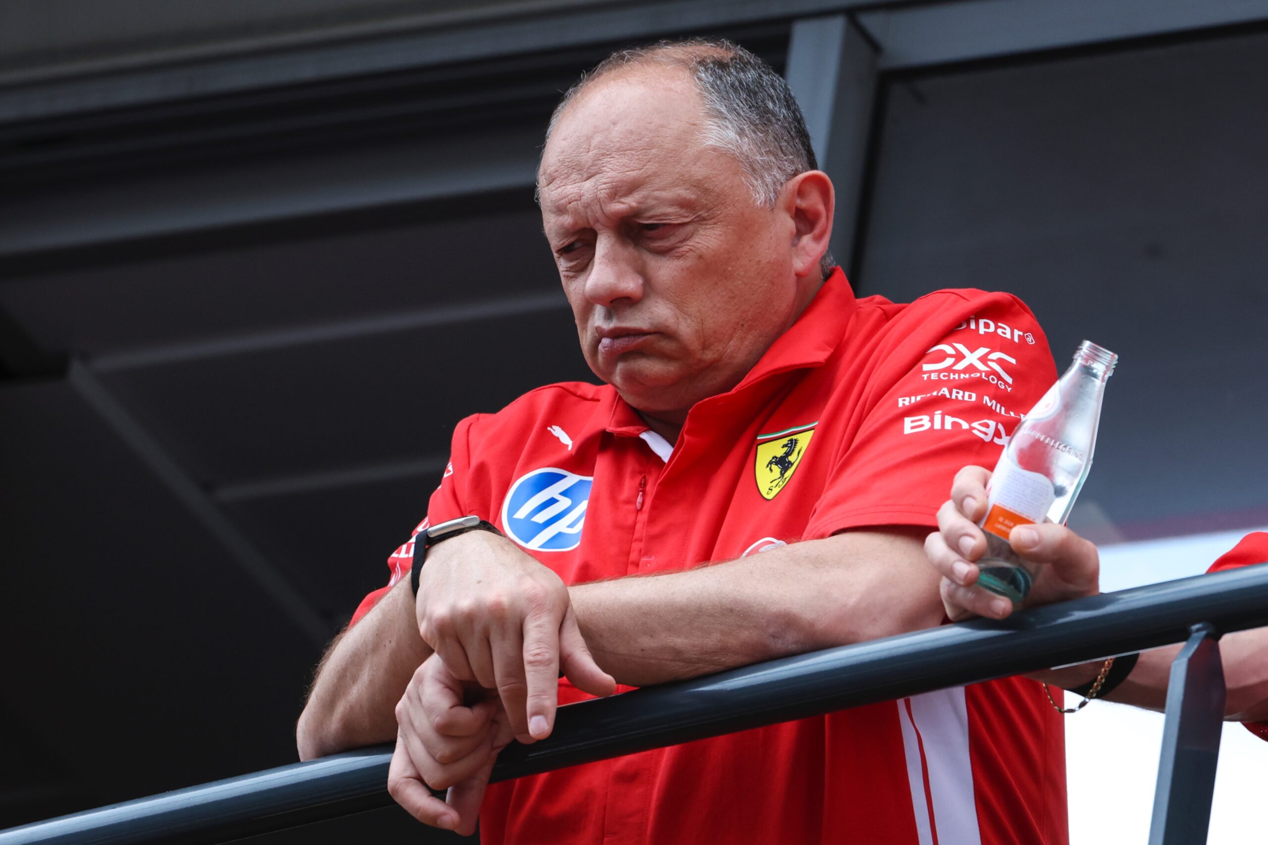 Fred Vasseur, jefe de Ferrari fue hospitalizado durante el GP de Mónaco.