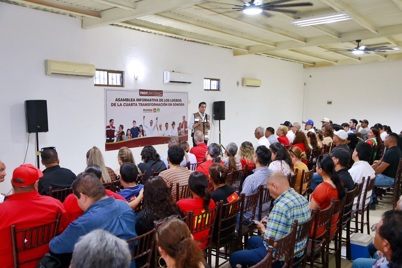 Froylán Gámez destaca desarrollo turístico y llama a fortalecer la Cuarta Transformación en Empalme