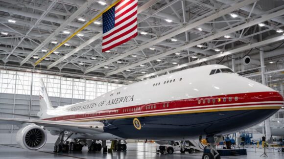 Fuerza Aérea de Estados Unidos recibe nuevo Air Force One donado por Qatar