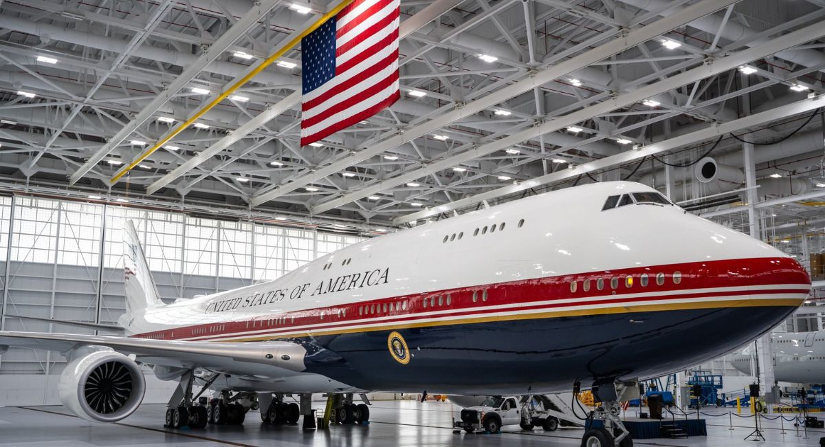 Fuerza Aérea de Estados Unidos recibe nuevo Air Force One donado por Qatar