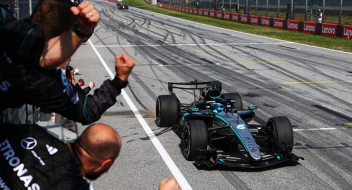 George Russell hizo pesar la pole position para conquistar el Gran Premio de Austria 2026, llevándose su segundo triunfo de la temporada