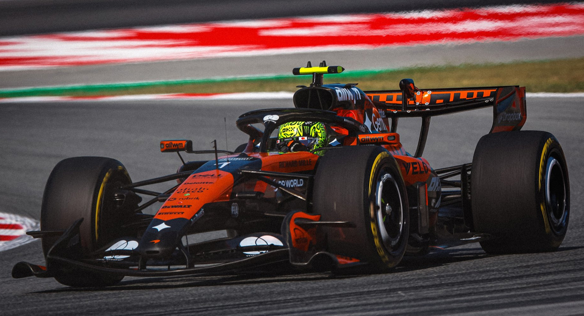 George Russell y Lando Norris se llevaron las primeras dos rondas de entrenamientos en el GP de Barcelona-Catalunya