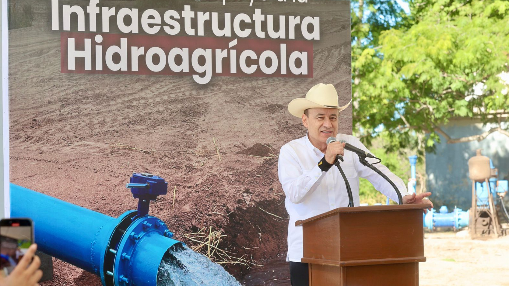 Gobernador Durazo impulsa obras hídricas para garantizar abasto de agua en todo Sonora