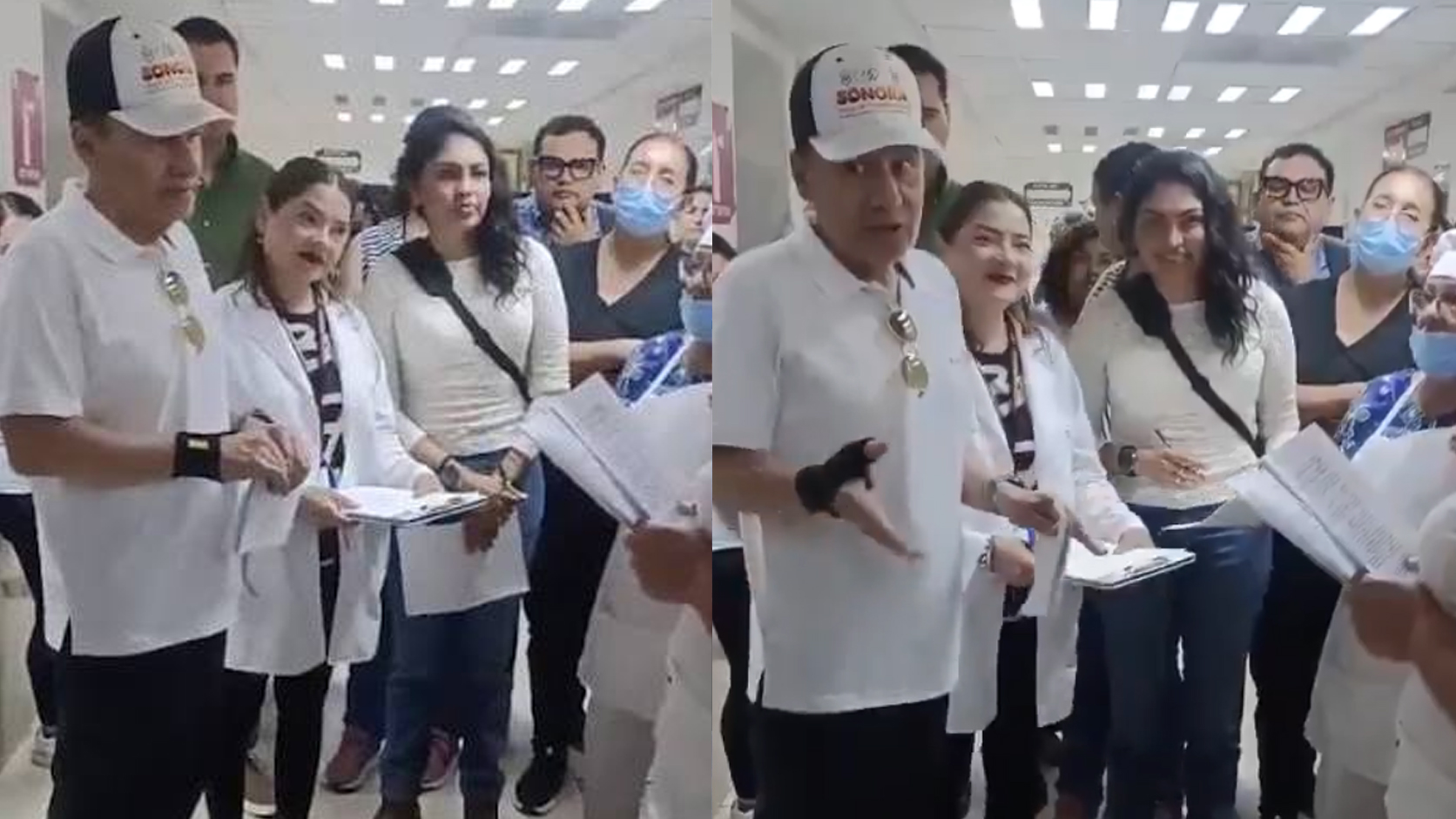 Gobernador Durazo supervisa condiciones del hospital del Issste en Hermosillo y escucha demandas