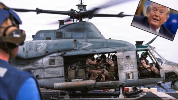 Trump advierte que EU responderá tras incidente con helicóptero Apache en el golfo de Omán