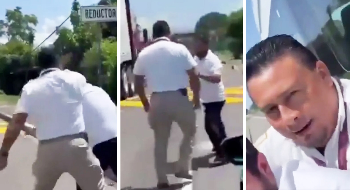 El momento de la riña fue grabado en video y compartido en redes sociales