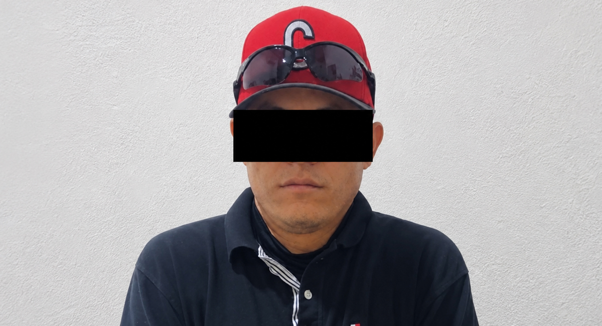 El hombre detenido por el delito de robo, Jesús Rafael 'N'