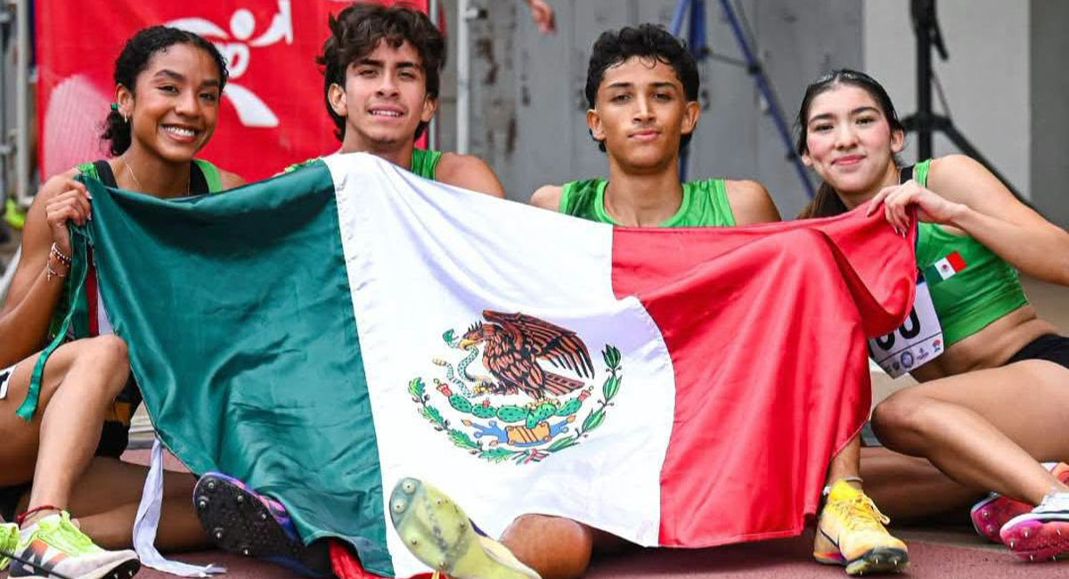 Ibarra García también formó parte del equipo mixto de relevos
