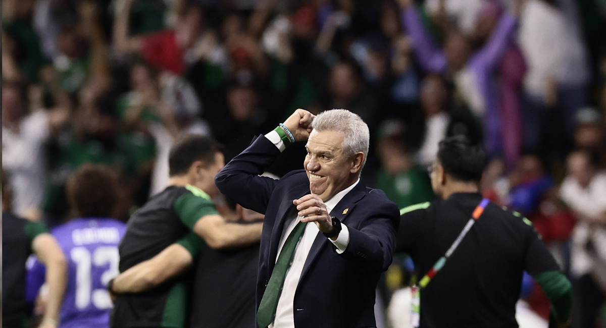Aguirre celebra el momento del Tri