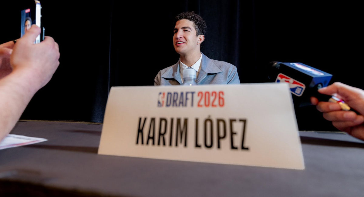 El basquetbolista sonorense atendió a los medios y se declaró listo para el Draft