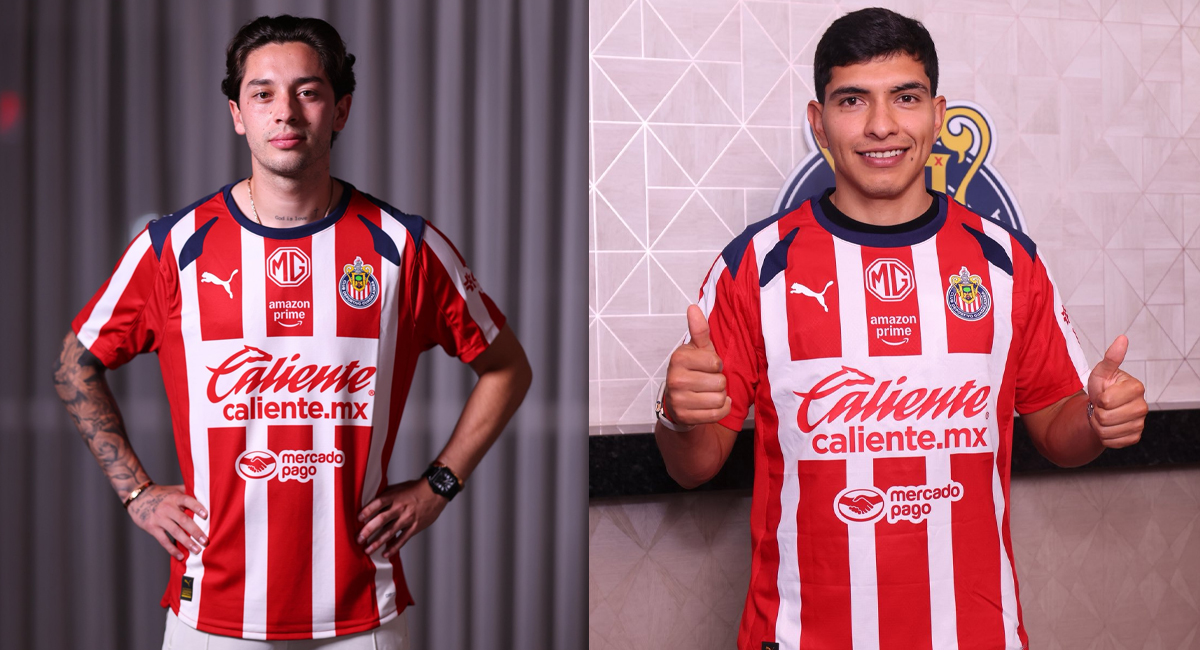 Kevin Castañeda y Jordan Carrillo fueron presentados como refuerzos del Guadalajara para el Apertura 2026