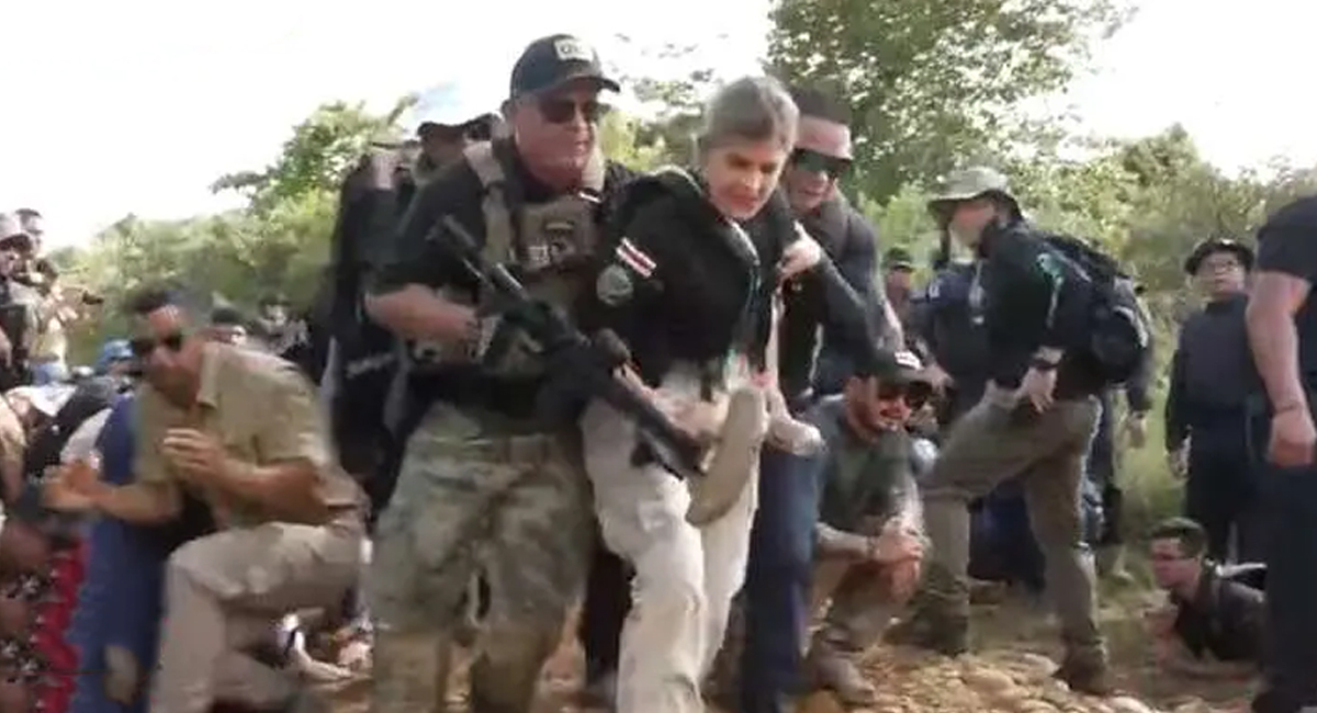 VIDEO: Evacúan de emergencia a Laura Fernández, presidenta de Costa Rica, tras fuerte explosión