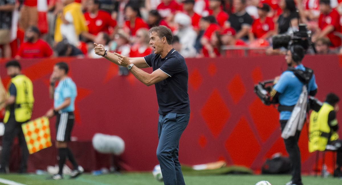 Lopetegui terminó contento con el accionar de sus jugadores