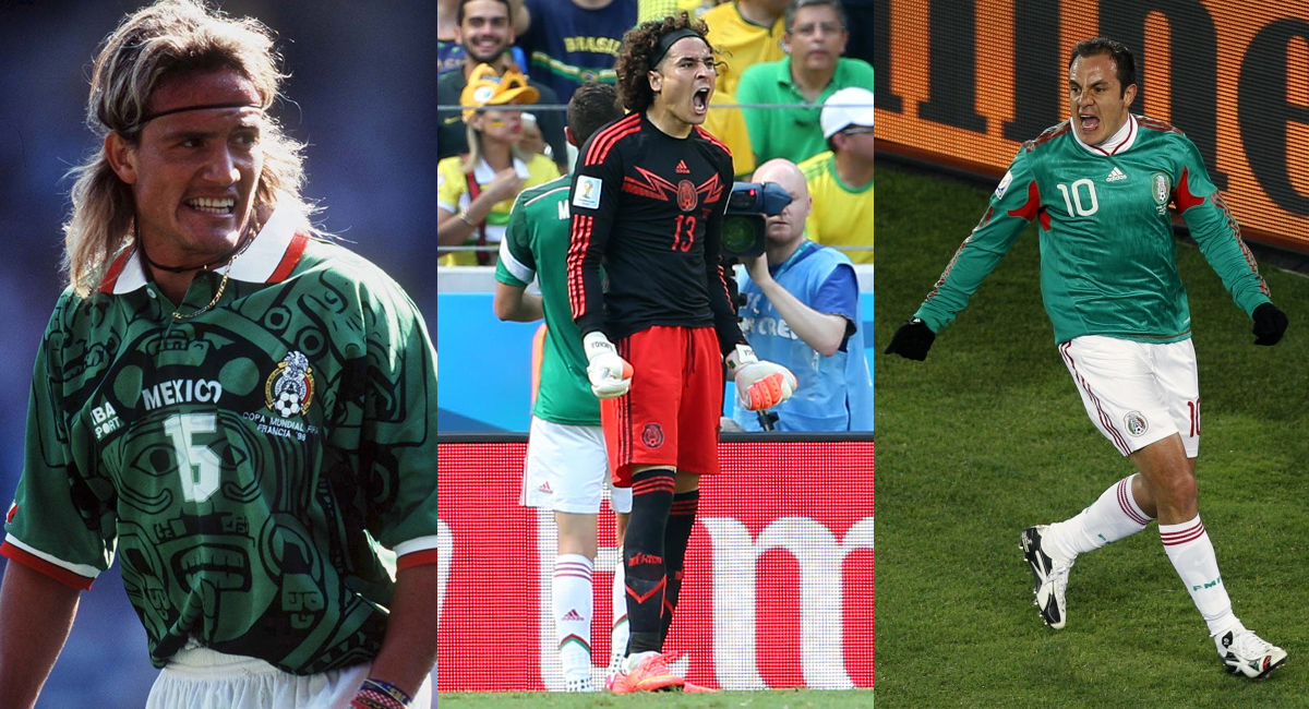 La Selección Mexicana cuenta con varios jugadores que han quedado marcados en la historia de las Copas del Mundo