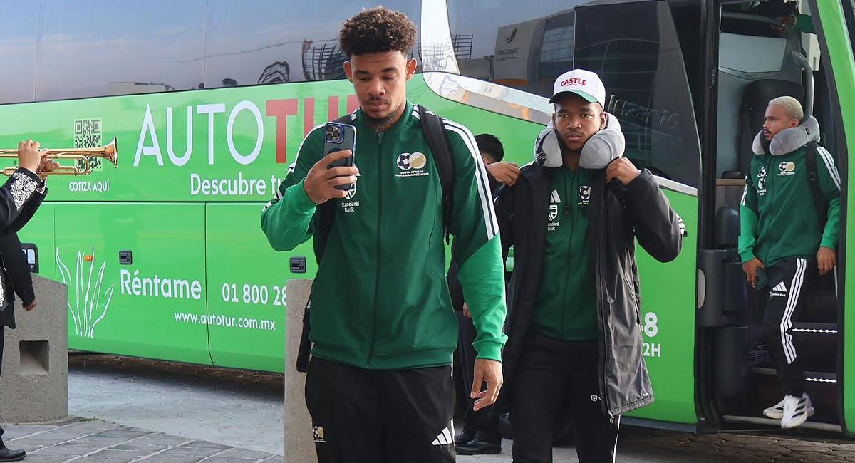 La Selección de Sudáfrica ya se encuentra en México para afrontar su preparación final de cara al Mundial 2026