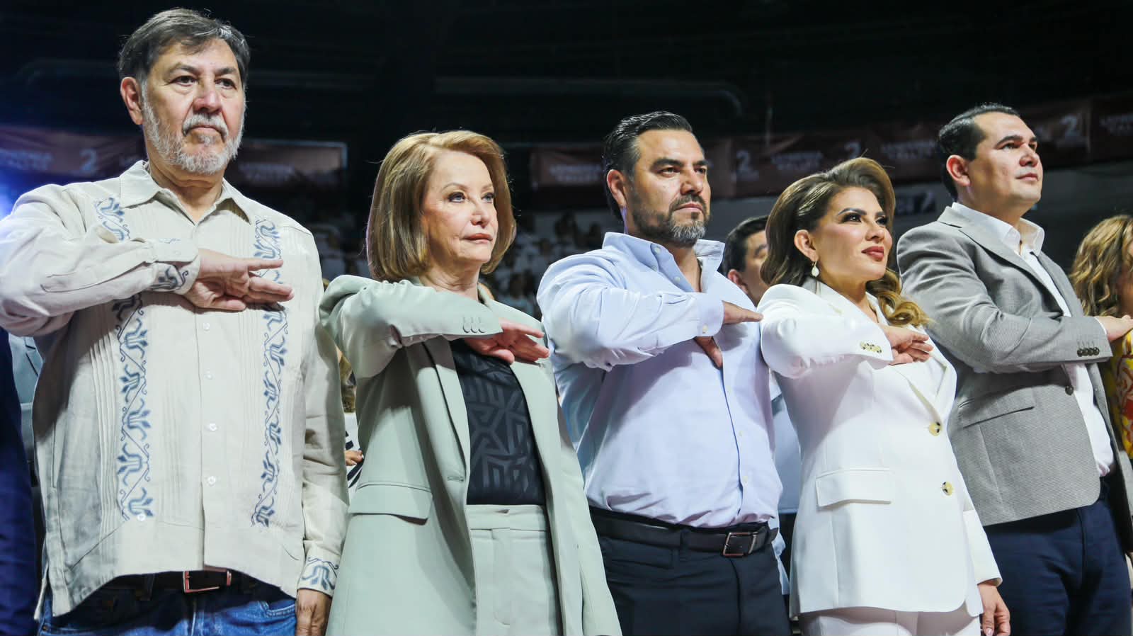 La senadora de Sonora, Lorenia Valles, rinde segundo informe legislativo