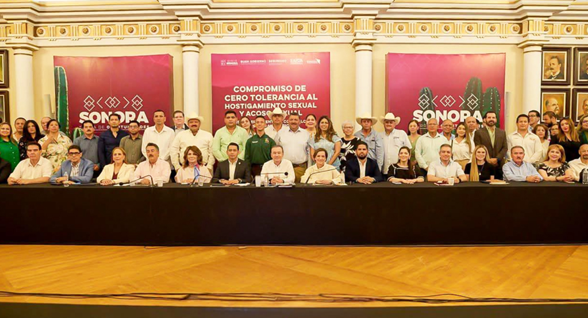 Lamarque respalda cero tolerancia al hostigamiento y al acoso sexual en Sonora